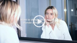 rotina para um cabelo com descoloração resplandecente