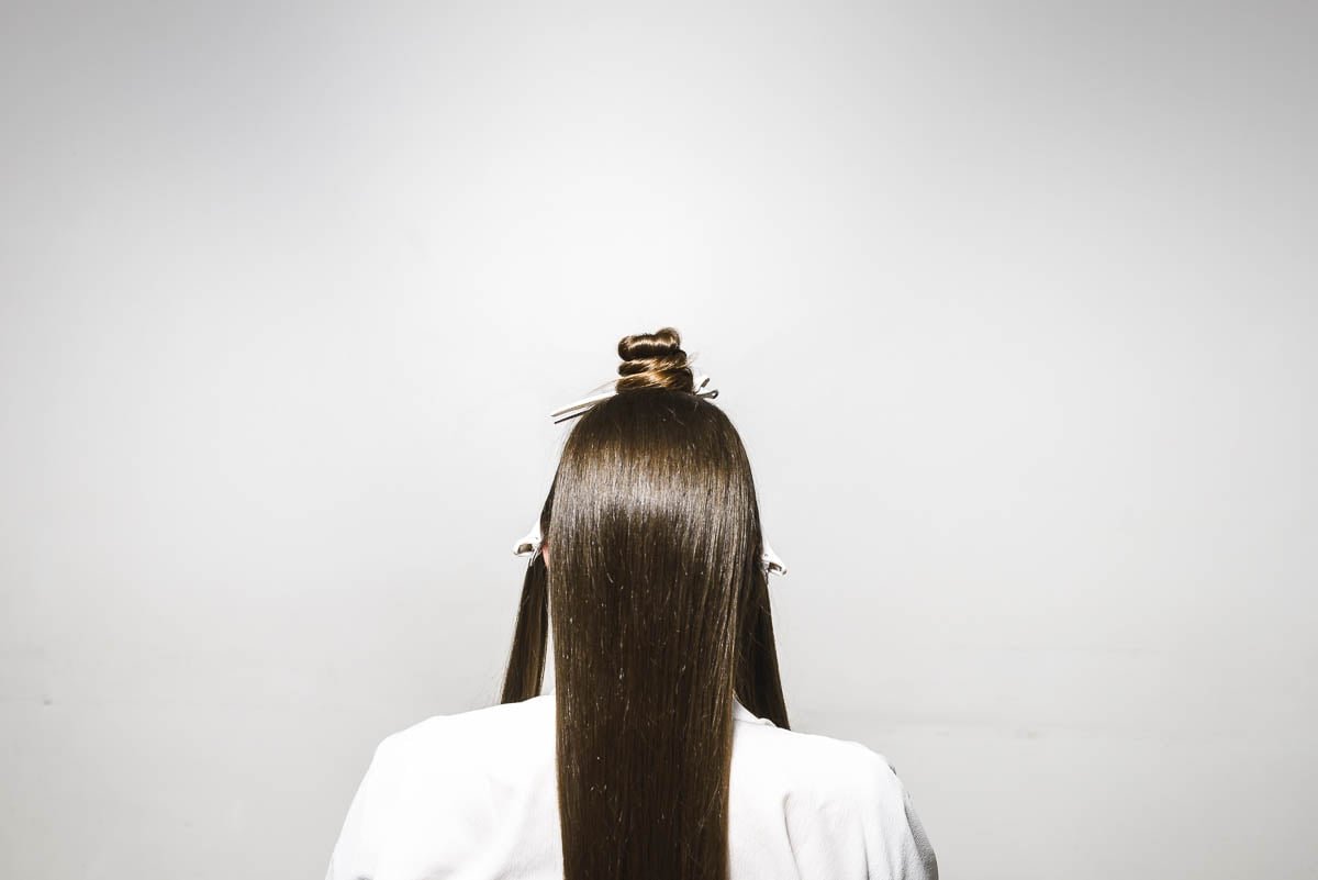 Passo 2 do Tutorial Wrapped Pony Kérastase