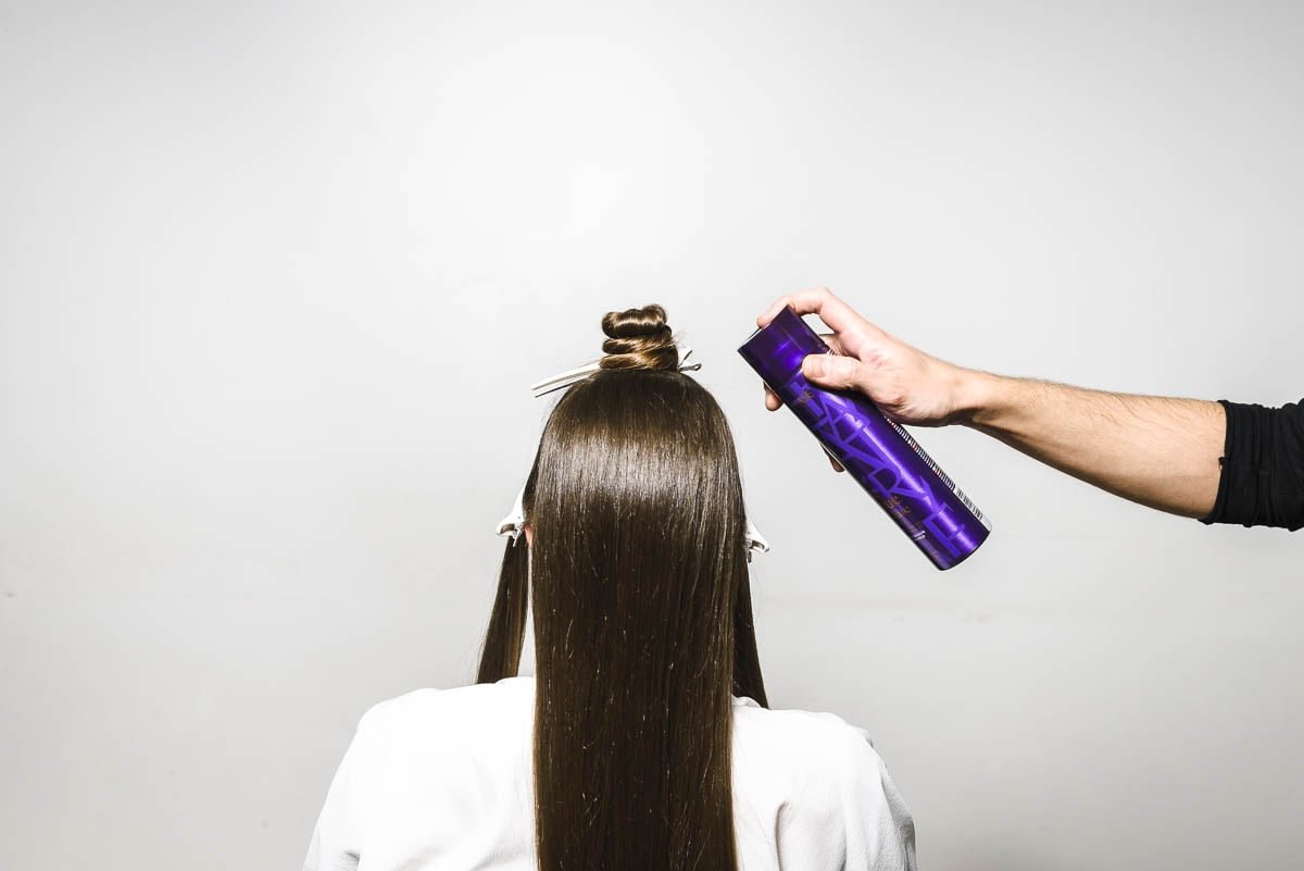 Passo 3 do Tutorial Wrapped Pony Kérastase