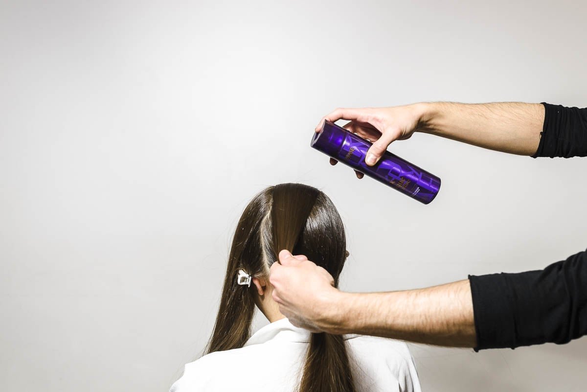 Passo 5 do Tutorial Wrapped Pony Kérastase