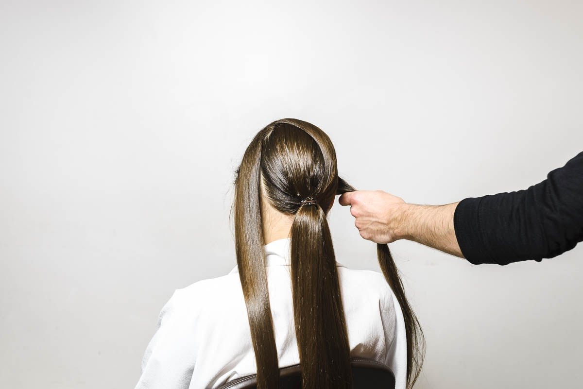 Passo 6 do Tutorial Wrapped Pony Kérastase