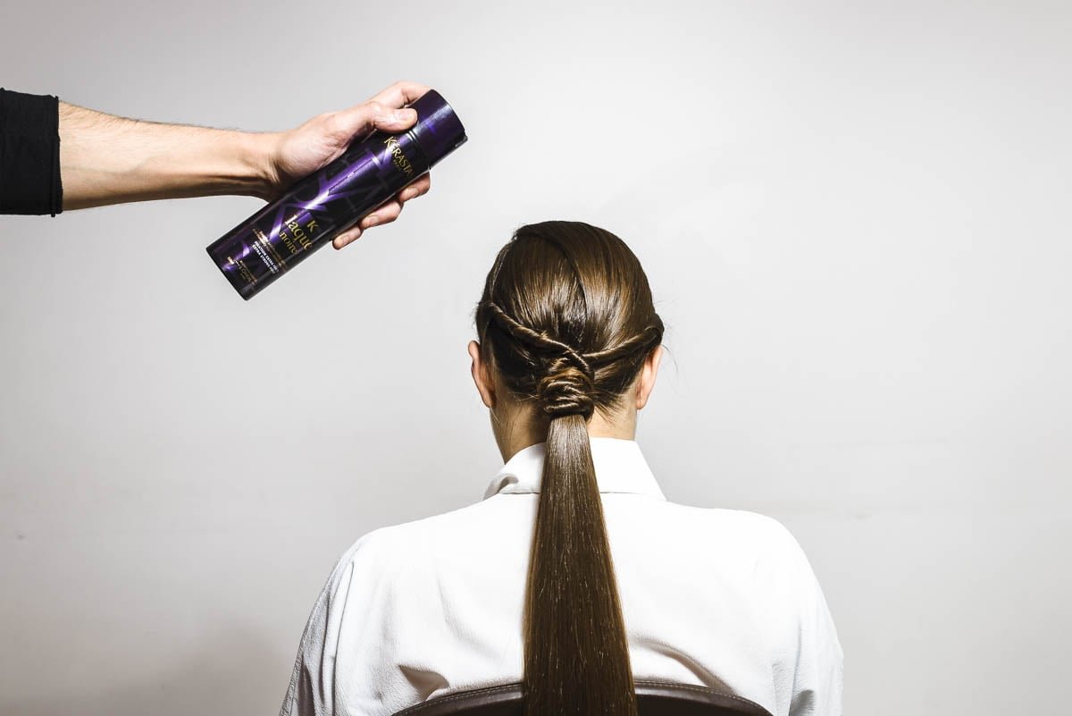 Passo 9 do Tutorial Wrapped Pony Kérastase