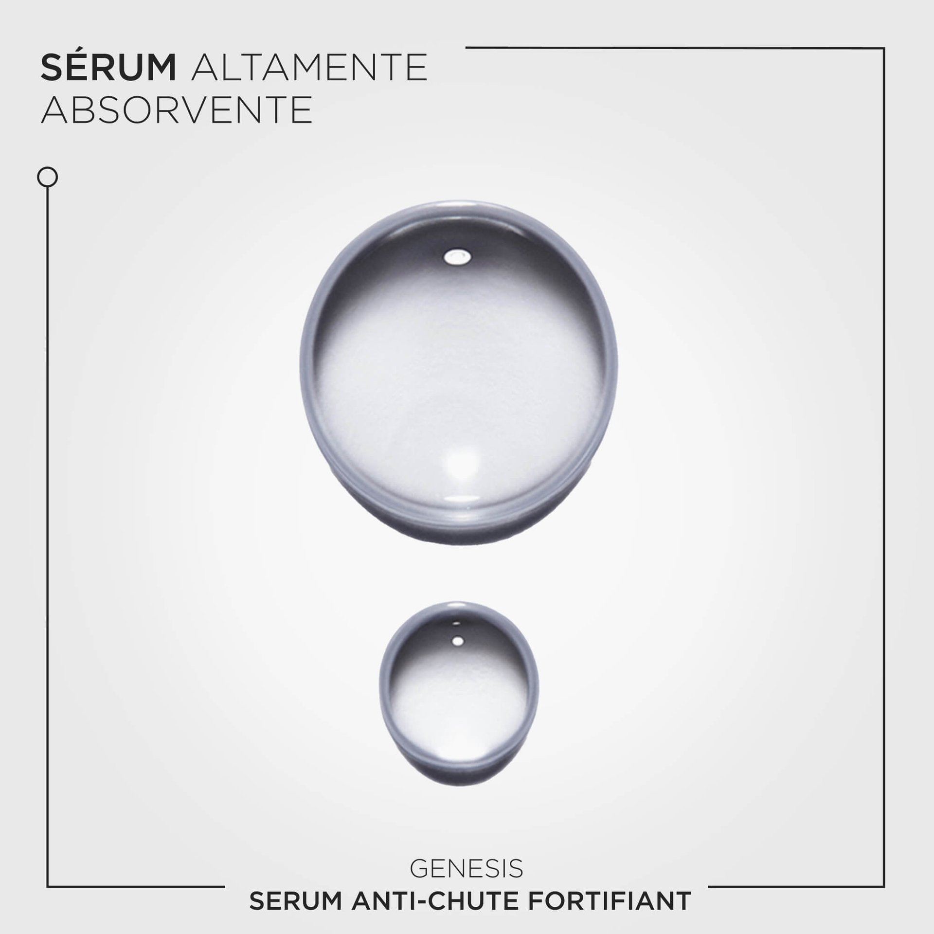 Amostra de textura Serum altamente absorvente Serum Kerastase