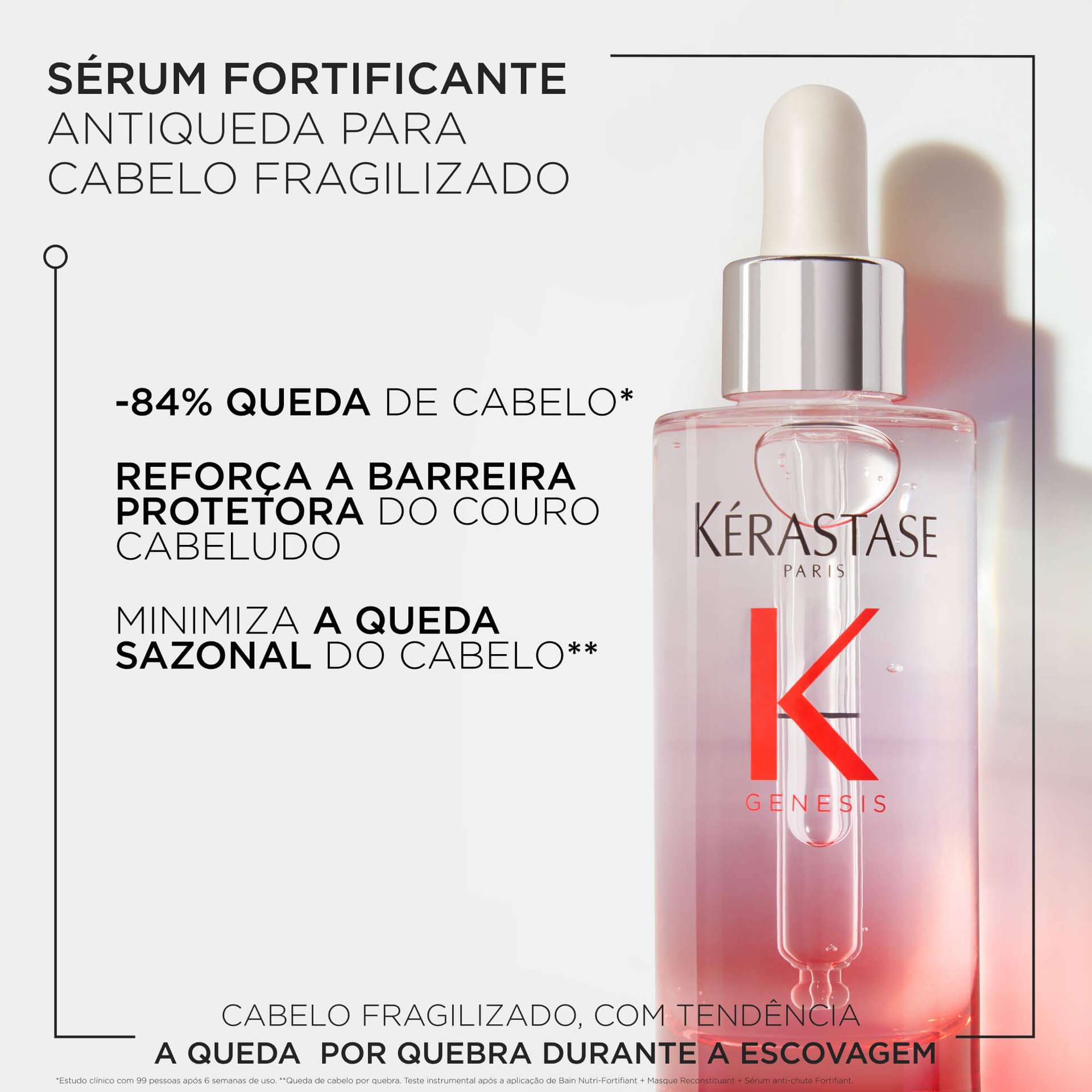 Frasco Serum fortificante antiqueda gama Nutritive Kerastase