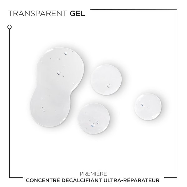 Amostra de textura produto concentré decalcifiant ultra reparateur Kerastase