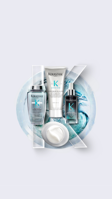 Produtos para cabelo da gama symbiose da kérastase